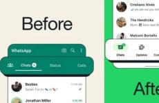 WhatsApp為Android手機重新定位導航欄 四個選項卡都具有專用圖標