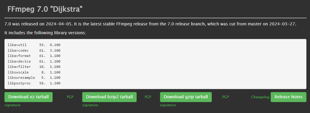 媒體播放器通用框架FFmpeg 7.0發布 帶來原生VVC解碼器