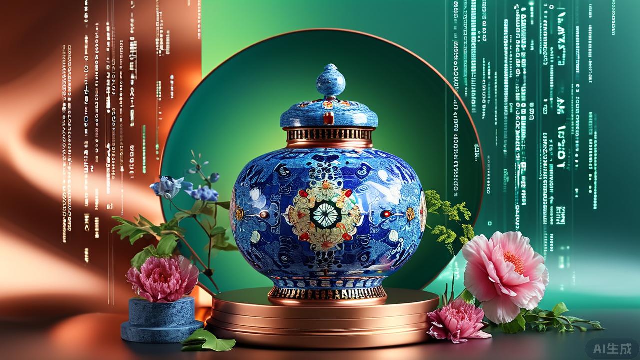 AI設(shè)計(jì)景泰藍(lán)：傳統(tǒng)與科技的碰撞!